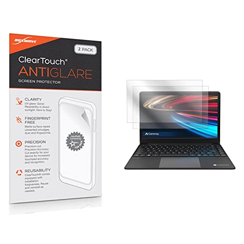 BoxWave Screen Protector Compatible with Gateway GWTN141-1 (Screen Protector ClearTouch Anti-Glare (2-Pack), Anti-Fingerprint Matte Film Skin for Gateway GWTN141-1