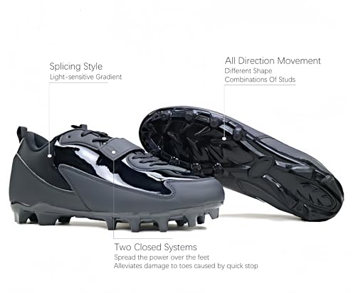 Glitter Flag Football Cleats,Men,Women，Girl，Large Size,Change Color2