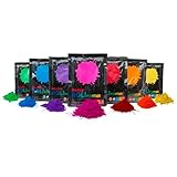 polvo holi amazon Fabricados con harina de maíz y colorante alimentario