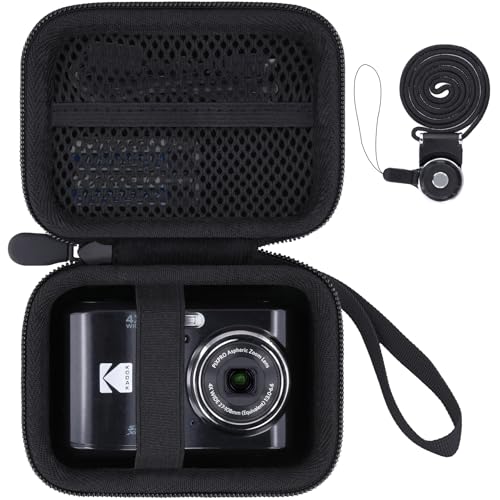 JUNENTER KODAK PIXPRO �t�����h���[�Y�[�� FZ55/FZ45/FZ43 16MP �f�W�^���J�����p�n�[�h�L�����[���[�P�[�X (���b�h�P�[�X�̂�)
