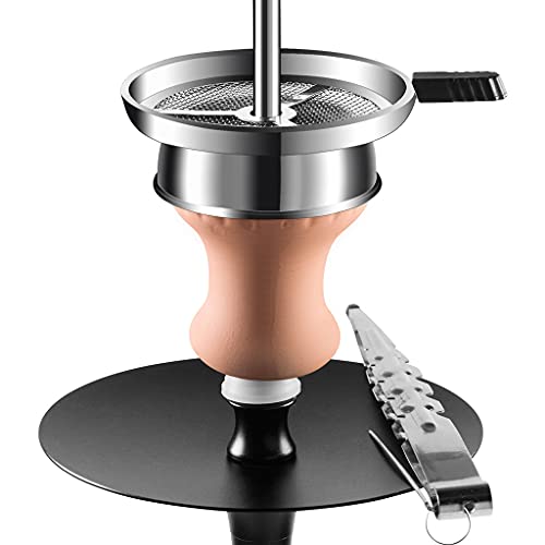 GaoYunQin 1 Schlauch Huka Shisha Komplett-Set Wasserrohre zum Rauchen, Glas Shisha Bars Wasservase (Color : Red) – Bild 7