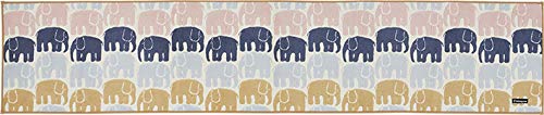 Finlayson フィンレイソン ELEFANTTI エレファンティ キッチンマット 50cm×240cm 日本製 抗菌/防臭 吸水/速乾 洗濯機可 滑りにくい加工 ピンク(JE1874-11)