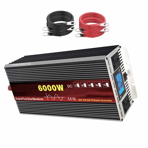 Onduleur solaire hors réseau 6000W convertisseur DC AC sinus pur basse fréquence