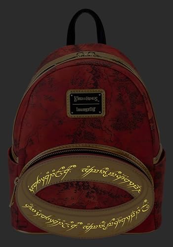 Mini Backpack The One Ring d'une qualité d'exception signé Loungefly en coloris rouge unique