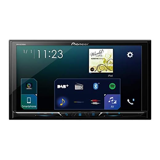 Pioneer SPH-DA230DAB Pantalla Multimedia, Negro, Única