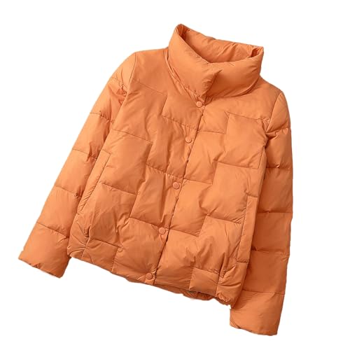 Doudoune courte femme manteau d'hiver matelassé rembourré oversize léger