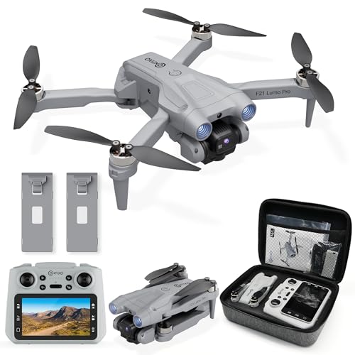 Contixo F21 Pro Drone with Dual Camera, 30 Min Flight Time With 2 Batteries, 4.3' Screen Remote, Obstacle Avoidance, Optical Flow Hover, 2.4GHz FPV, Altitude Hold, 3D Flip Drones For Adult Teenager