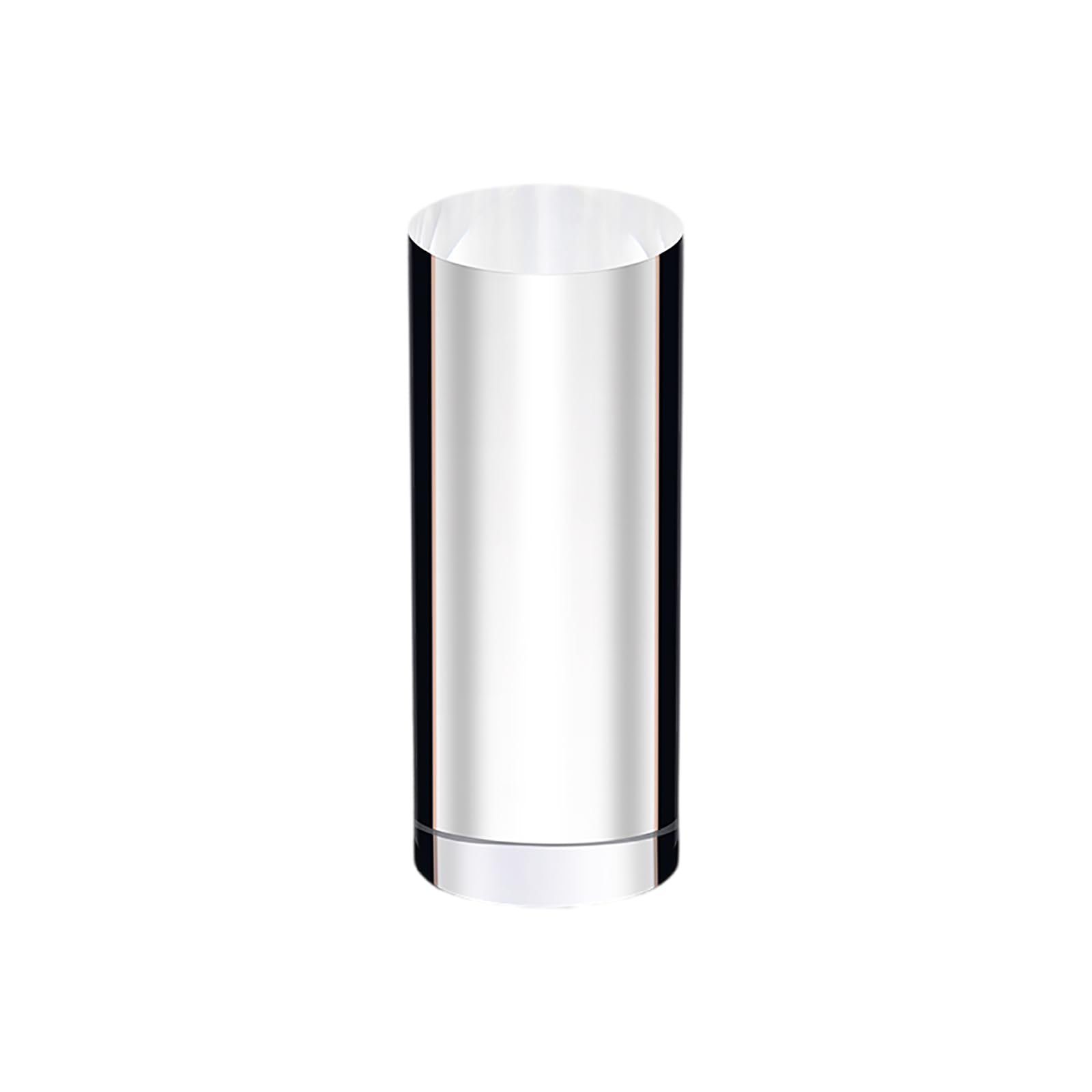 EYRMQWJPC Acrylic Cube Display Block, Acrylic Cylinder Display Block 5cm Diameter (12-25cm Height)(18Cm)