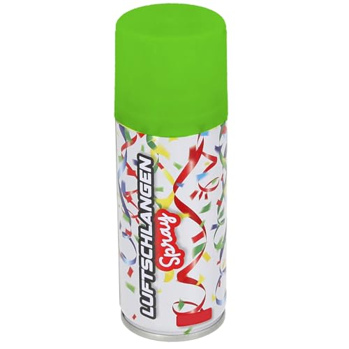 Spray per stelle filanti, 100 ml, per carnevale, decorazione per feste di carnevale, stelle filanti (verde)