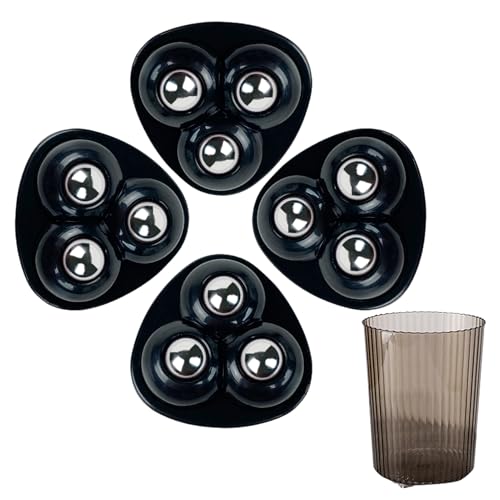 roulettes à coller déménageurs à rouleaux pivotants de glissement de meubles roues d'appareil silencieuses mini roulettes à roulement à billes rouleaux de mobilité rotatifs roues mobiles d'ar