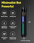 HOTO Electric Screwdriver Set, 3.6V Cordless Screwdriver Set | USB-C Rechargeable 3 Torque Settings, 1500mAh Battery, LED Light & 12 S2 Metal Bits for Furniture/Electrical Repairs