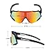 GARDOM Gafas de Ciclismo Hombres Mujeres, Gafas de Sol Deportivas con 5...