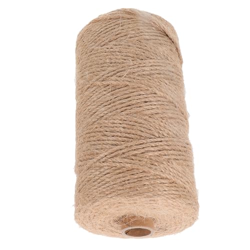 OSALADI Spago Di Iuta Naturale Spago Per Lavori Artigianali Resistenti 1 Rotolo Di Corda Per Decorazioni