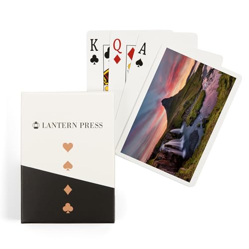 Juego de 52 naipes tamaño póker Lantern Press