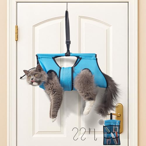 Pet Grooming Hammock with Door Hook
