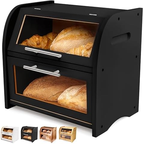 Apace Living Bamboo Bread Box Cover