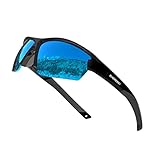 CHEREEKI Gafas de Ciclismo, Gafas de Ciclismo Polarizadas con Protección UV400, Gafas Deportivas para Hombres Mujeres Ciclismo Conducción Pesca Running Senderismo Running