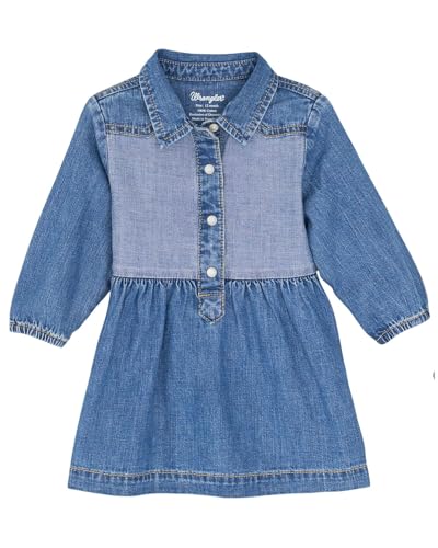 Robe en jean Wrangler petite fille pour bouger librement au quotidien