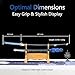 CANGDT Durable 41-inch Katana, Hand-Forged 1060 Carbon Steel Samurai Sword, Full Tang & Clay Tempered, Blue Blade for Diaplay