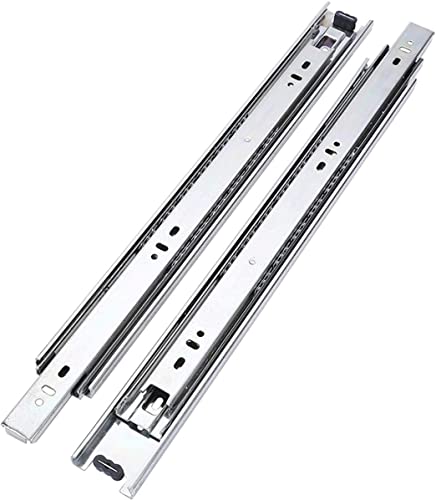 TANGMENGXI Drawer Hardware 15-inch(Regular Size 14.7in? Hydraulic Soft Self Close Drawer Slides Full Extension Ball Bearing Drawer Runners 3Folds 1Pair