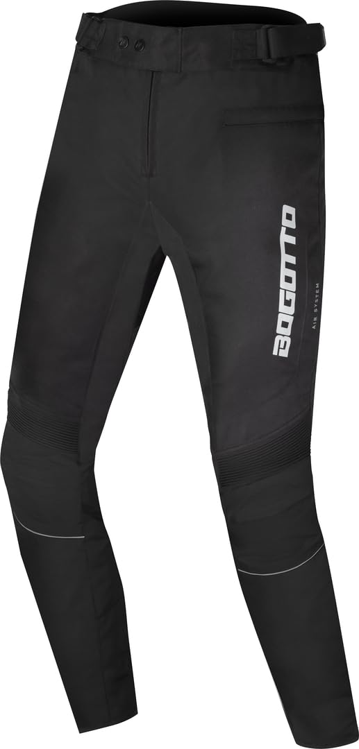 Bogotto Tampar Tour wodoodporne motocyklowe spodnie tekstylne, czarny, XS