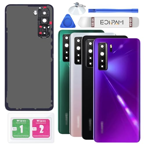 Vitre arrière pour Huawei P40 Lite 5G : solution pour réparer un cache batterie brisé violet