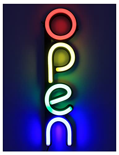 Panneau lumineux pour vitrines de bureaux et magasins : néon LED de signalisation
