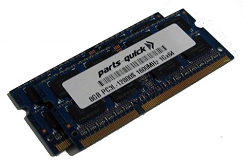 parts-quick 16GB 2 X 8GB Memory for HP ProBook 440 G2 DDR3L PC3L-12800 SODIMM RAM