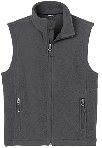 Youth Soft and Cozy Fleece Vest in Youth Sizes XS-XL