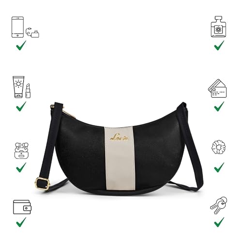 Image of Lavie Women's Bonnie Hobo Colorblock Crossbody Sling Bag | Ladies Purse Handbag | Gift for Women
