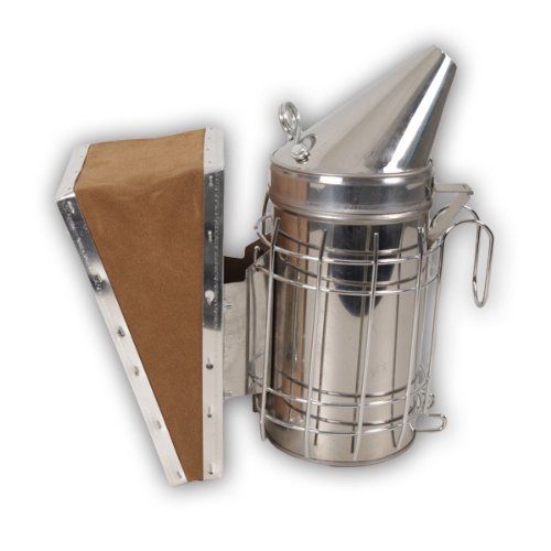 BEE Smoker - American Design for Beekeeper Heavy Duty Stainless Steel Beekeeping (4 X 7 Small)