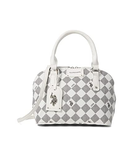 DIAMOND SIGNATURE DOME BAG WITH CROSSBODY STRAP