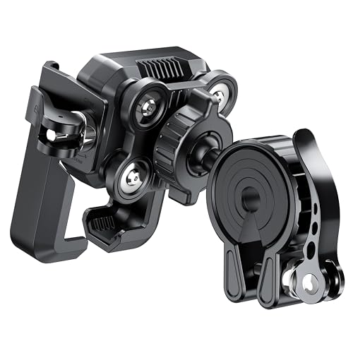 RESPECTED BRO Motorcycle-Phone-Mount & Bike Phone Holder - Durable Phone Holder for Bike and Motorcycle, Bicycle Phone Mount, Fits All Smartphones (Black)