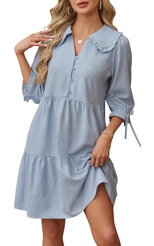 Women's V-Neck Shirt Dress