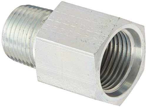 Eaton Aeroquip 2246-8-10S Steel Pipe Fitting, Adapter, 1/2" NPT Male x 5/8" Female Straight Thread O-Ring