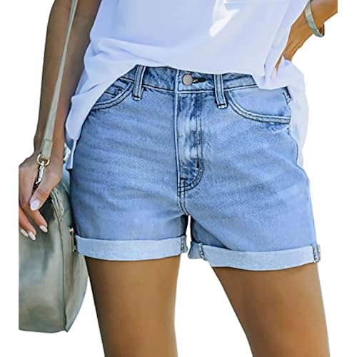 MODARANI Denim Shorts for Women Distressed Jean Shorts Ripped Summer Hot Short
