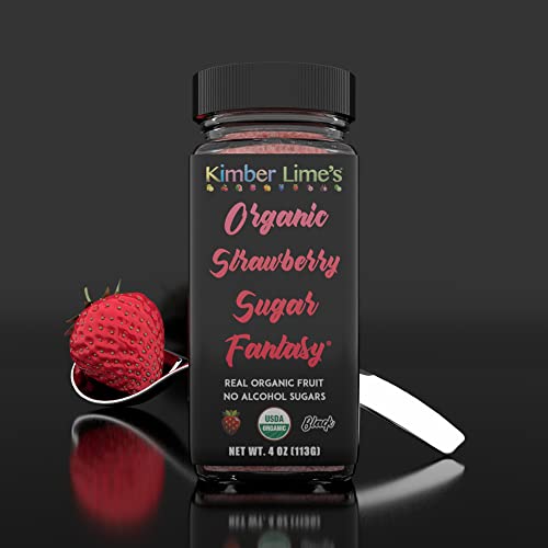 Kimber Lime's Organic Strawberry Sugar Fantasy (Black), 4 Oz. #TOP4
