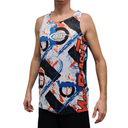 Max Beach Tennis MBT Débardeur sans manches Beach Tennis Homme Garçon M-Power, Noir , XL