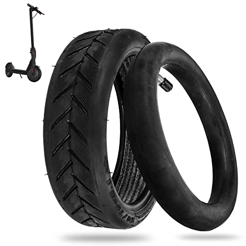 8.5 Inches Electric Scooter Tires 50/75-6.1 Compatible for Gotrax Gxl V2/Xiaomi M365/Pro/1S Electric Scooter Outer Tire 8 1/2X2 Tube Tire Replacement Inner(Straight Valve Stem)(1 Set)