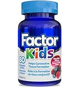 Factor Kids Daily Chewable Multivitamin (60 Count) with Vitamins B12, C, D3 & L-Tyrosine