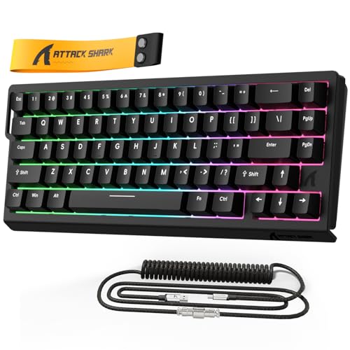 Amazon | ATTACK SHARKxMAMBASNAKE X68 HEゲーミングキーボード