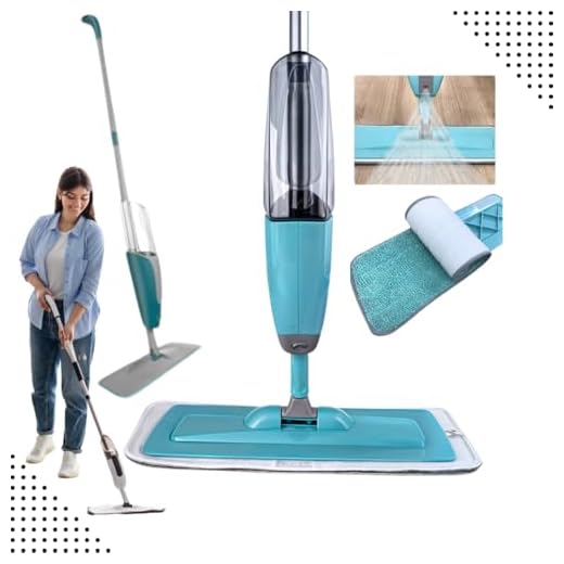 Mop Spray 3 em 1 com Reservatório 400ml - Esfregão Mágico para Limpeza Completa: Lava, Enxágua e Seca