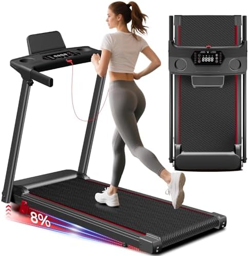 Treadmill with Incline 3-in-1 Portable Treadmills for Home Small,...