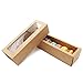 Essos Macaron Boxes for 6 to 7 Brown (Kraft) with Clear Display Window [25 pieces] Macarons Container or Packaging Box Kit for Chocolate Truffles Cake Pops Desserts Mini Cupcakes Cookies or Muffins