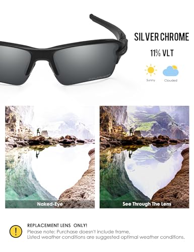 Image of BLAZERBUCK Anti Salt Replacement Lenses & Sock Kit for Oakley Flak 2.0 XL OO9188 Sunglasses