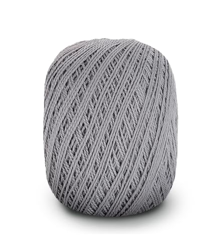 Image of CIRCULO Anne Yarn for Crocheting & Knitting, 100% Mercerized Brazilian Virgin Cotton, Soft Fingering Weight, 547 Yds, 5.19 Oz - Color 8473