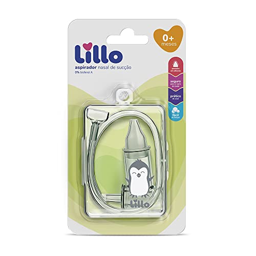 Lillo Aspirador Sugador Nasal De Sucção Bucal- Cor: Transparente