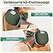 MassagegeräT, 4D NackenmassagegeräT, USB SchultermassagegeräT 3 Massageeinstellungen & 2 Heizstufen, Elektrische Massagegeräte Mit Wärme the Master Kabellos für Schultern, Nacken, Weihnachtsgeschenke