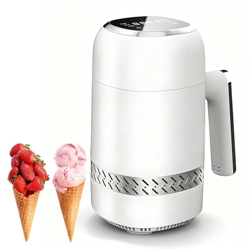 Ice Cream Maker Instant Ready – No Pre-Freezing, 60W Smart