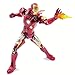 LonullyMege 7inch Light UpIronman Action Figure Full Metal Painting with Lots of Accessories Collectable Toy(LED MK7)